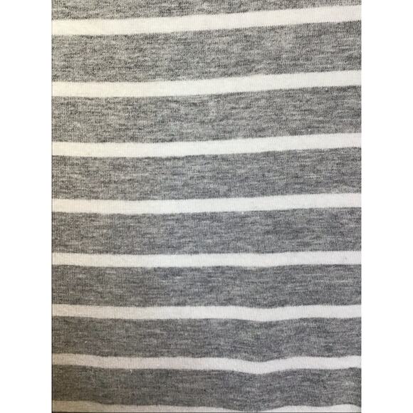 Athleta Women Scoop Neck Striped Maxi Dress Sz.Med EUC Gray Comfortable Athletic - Picture 7 of 9